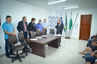 Entrega de credenciais - Matinhos 06 de abril