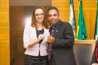 Entrega de credenciais - Toledo 31 de agosto
